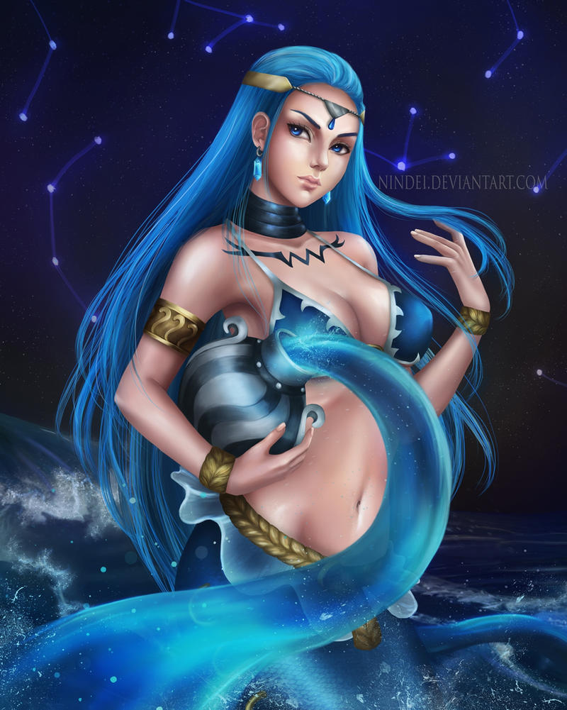 Aquarius Fairy Tail By Nindei On Deviantart