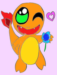 Charmander: Want This Flower?