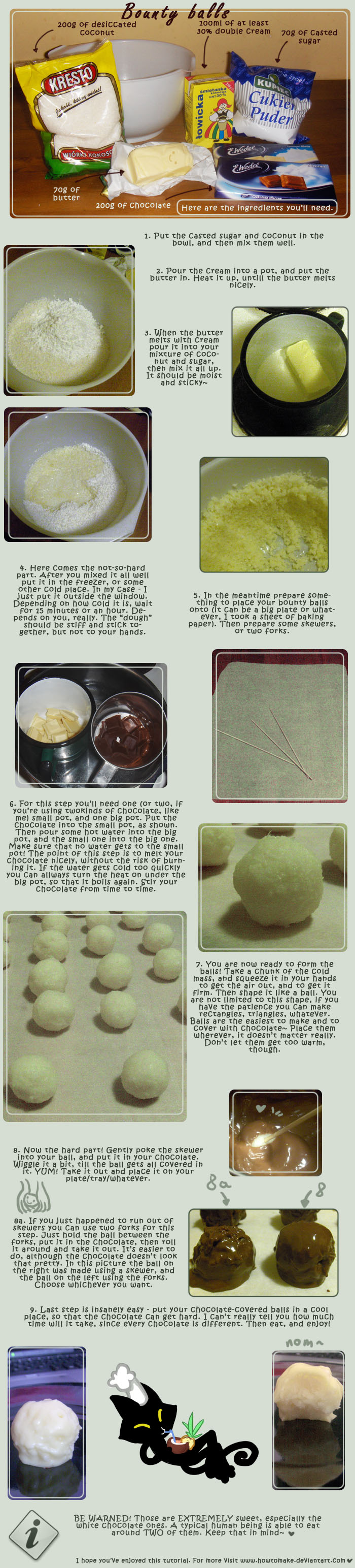 How to make bounty balls