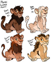 Maned Lioness Adopts