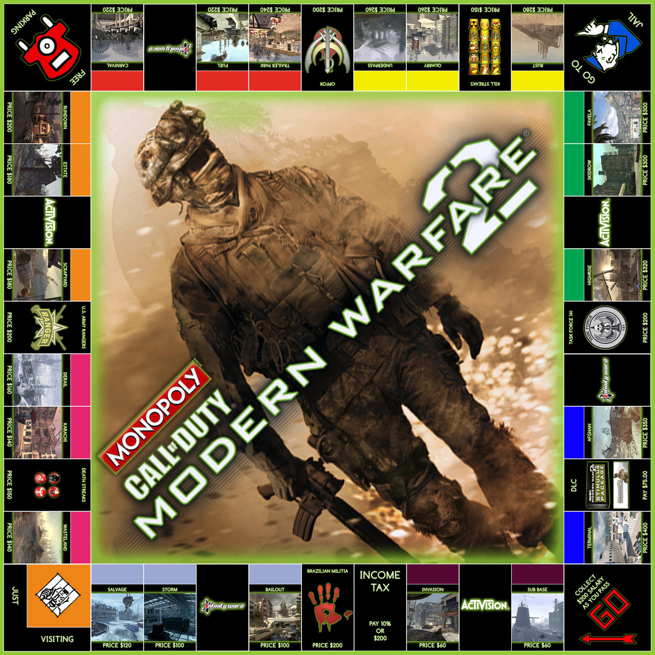 Cod Monopoly Monopoly: COD MW2 Edition by Jest84 on DeviantArt