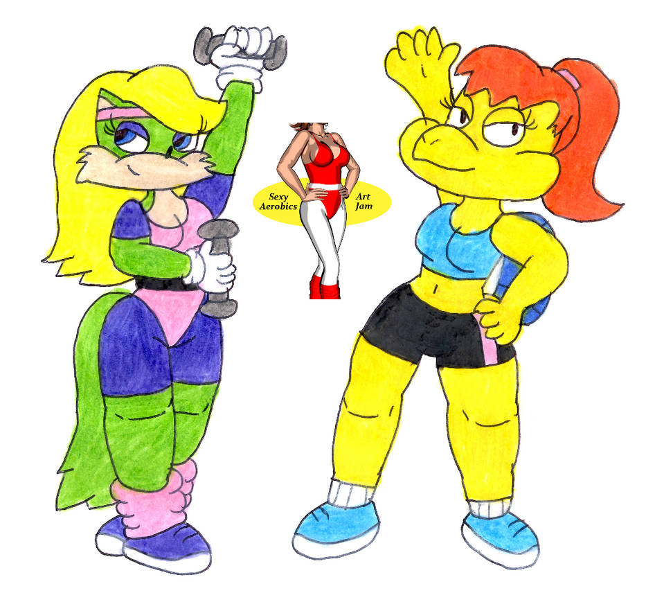 SAAJ2017 - Sexy Workout Galz by SomePkmn-LovingDude on DeviantArt