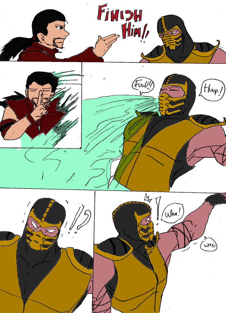 Scorpion fatality move 1 by Bonnie135776 on DeviantArt