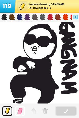 Gangnam Style Drawsomething