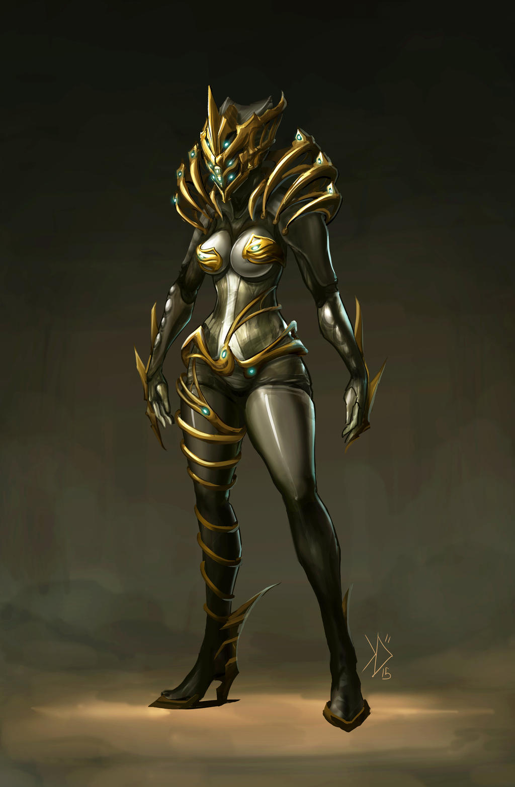 Warframe Saryn Prime Concept Art