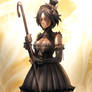 Demon Soul's Maiden in Black Gothic Lolita Style