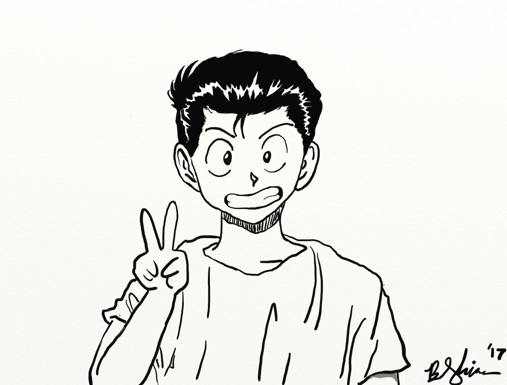 Yosuke Fun Drawing Yusuke Doodle by beerady on DeviantArt