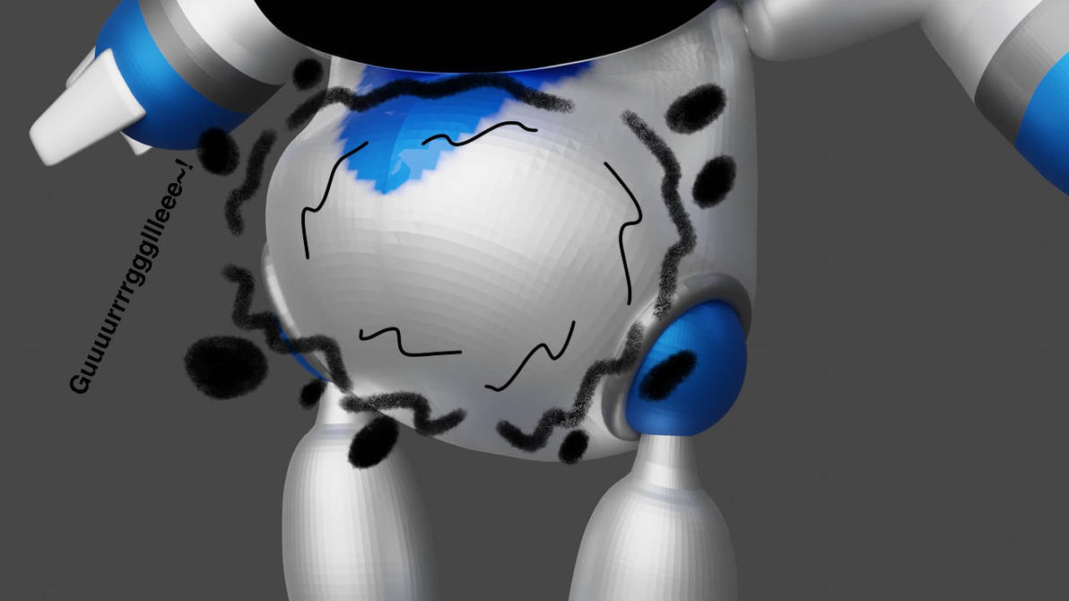 Astro Bot's Belly Growl (Edit) by JayTheSporeQueen on DeviantArt