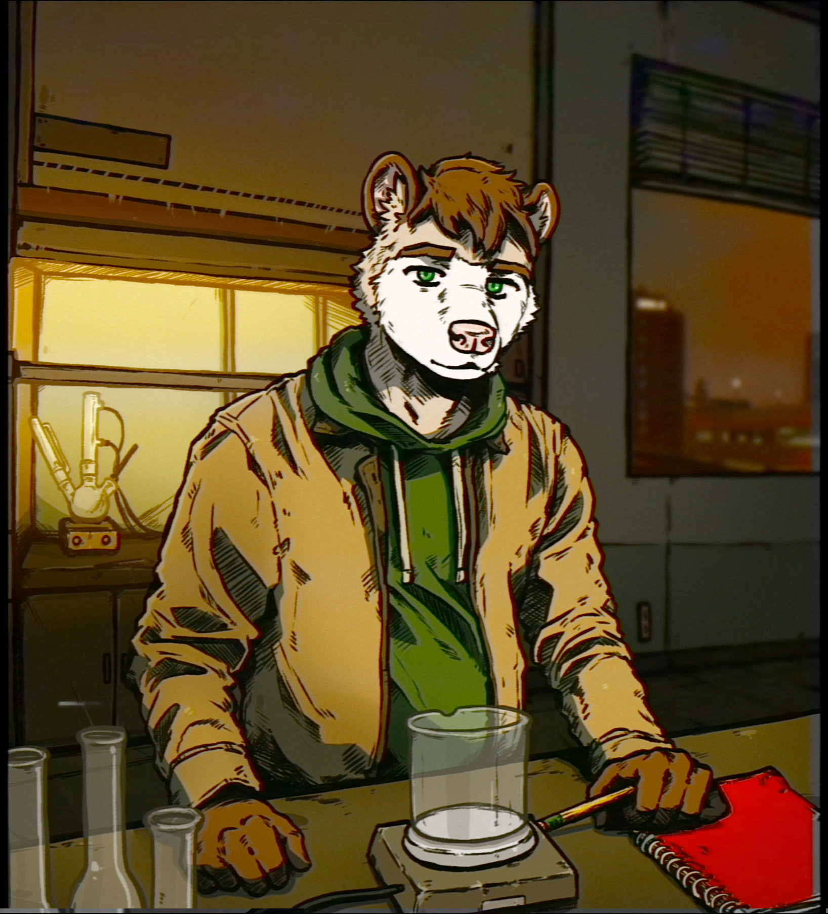 Nice Man Lab Deviantart Chem lab, after hours by DWCMarshalArts on DeviantArt