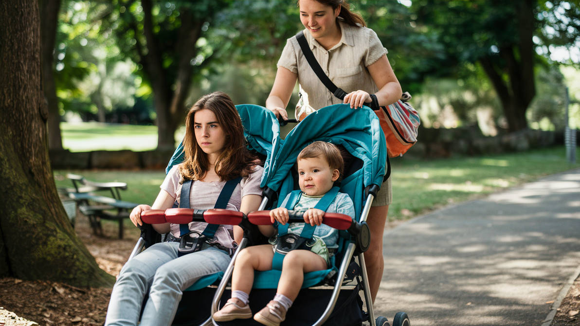 ChronoFlex Dimension: Embarrassing Stroller ride by OF-ABDL on DeviantArt