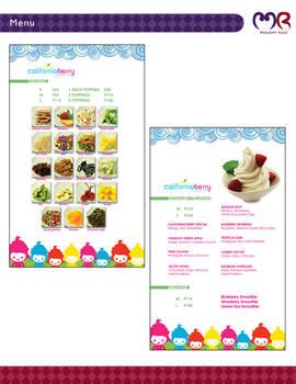 California Berry Menu