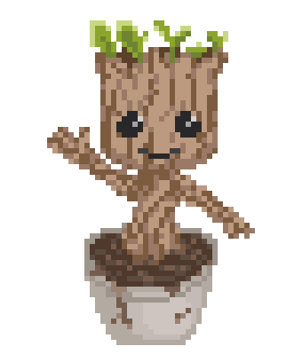 Baby Groot Pixel Art By Saracantsee On Deviantart Baby Groot Pixel Art By Saracantsee On Deviantart