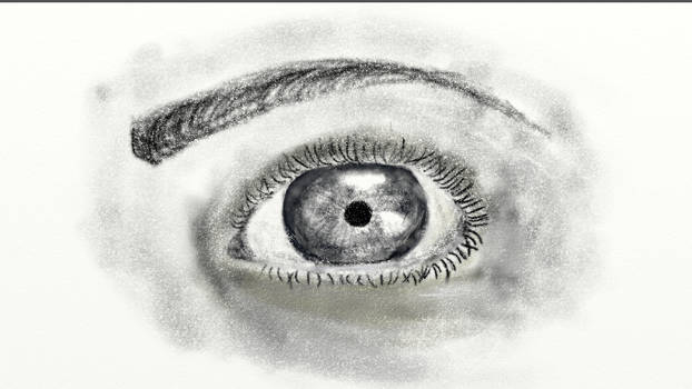 Realistic digital Eye