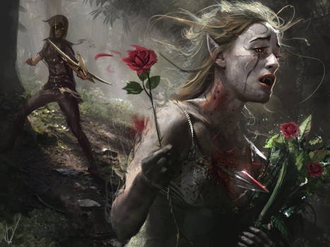 Vampire in Love - Fan art Magic the Gathering