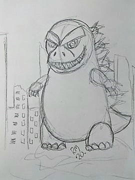 Godzilla Sketch