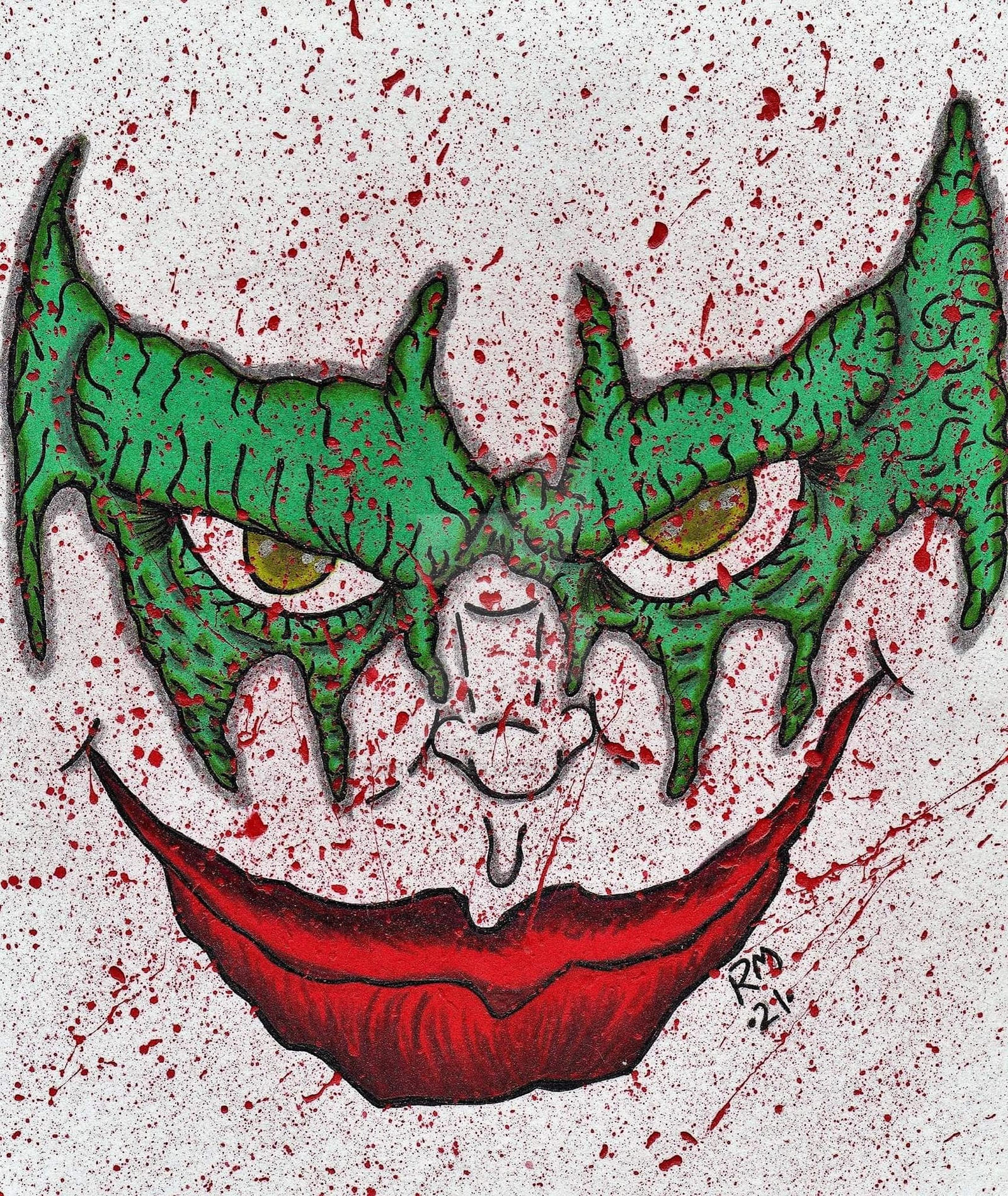 Joker Goes Batsy by RichardMeeker on DeviantArt