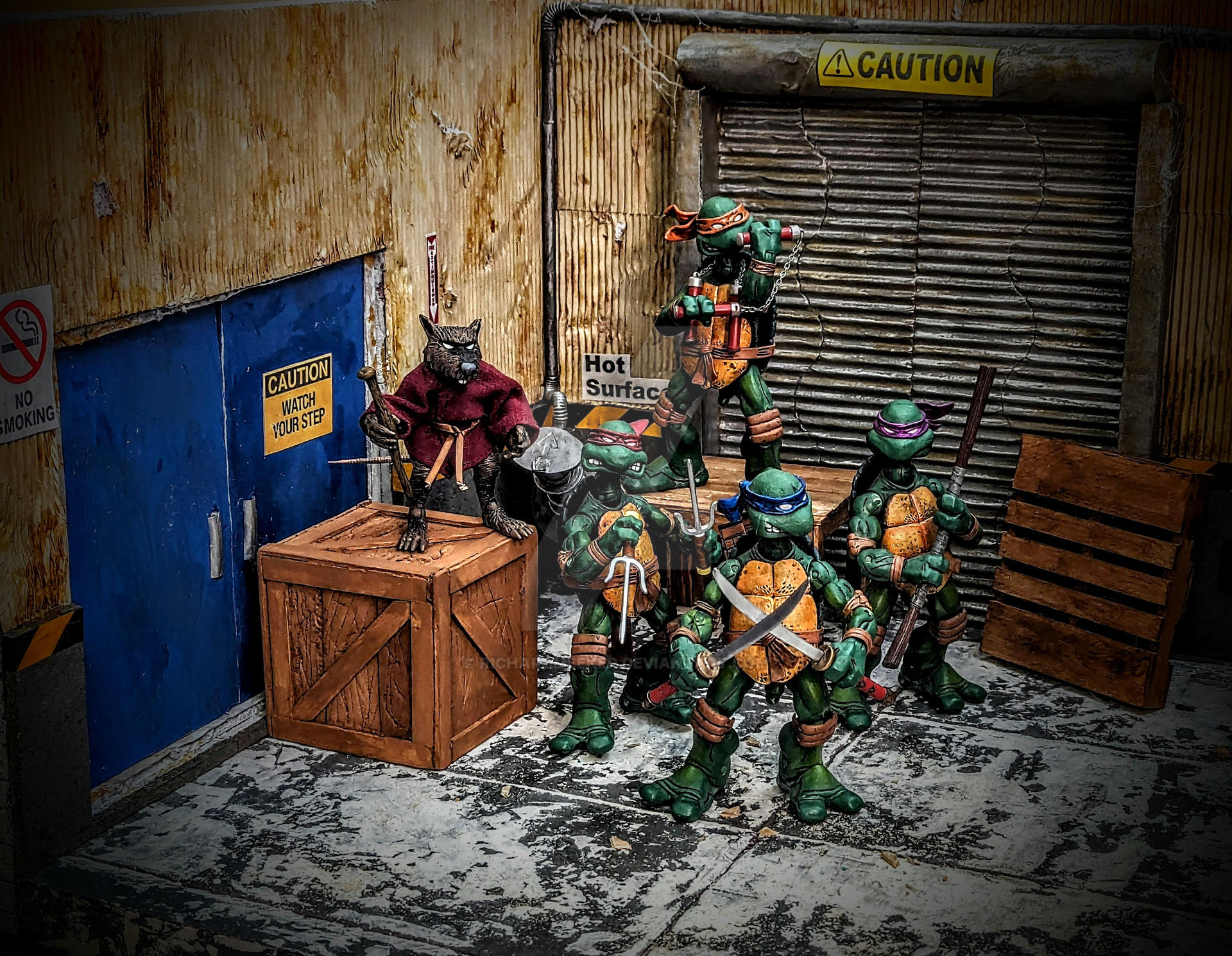 Tmnt Funworks TMNT Warehouse Party by RichardMeeker on DeviantArt
