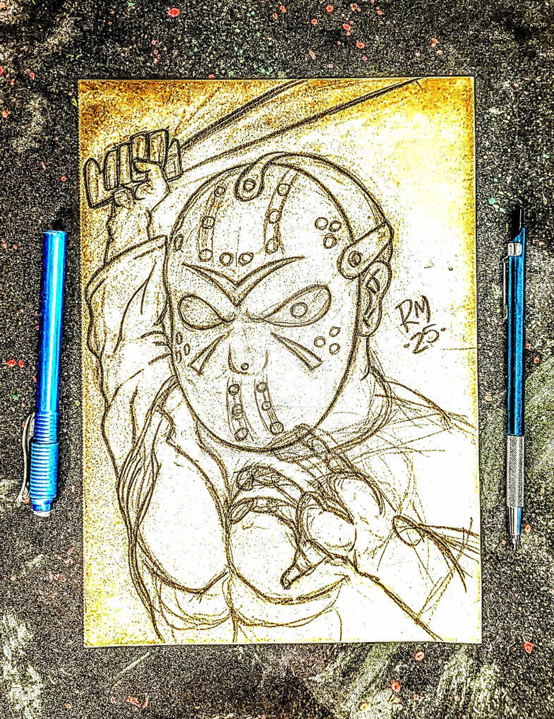 Jason Fan Drawing Jason Sketch 2025 by RichardMeeker on DeviantArt