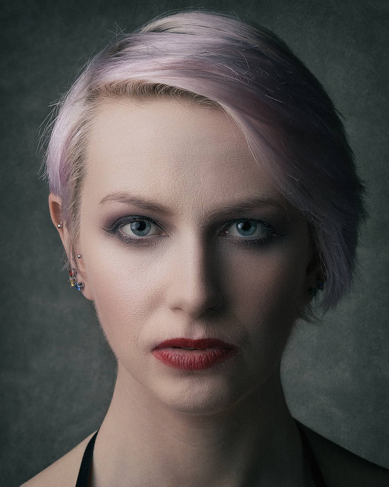 Pink Potrait Portrait with pink by SneachtaPix on DeviantArt