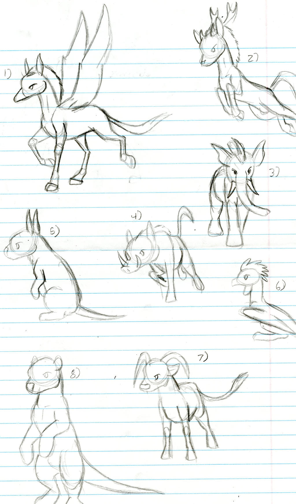 Old animal hybrid sketches by Rexander134 on DeviantArt Old animal hybrid sketches by Rexander134 on DeviantArt