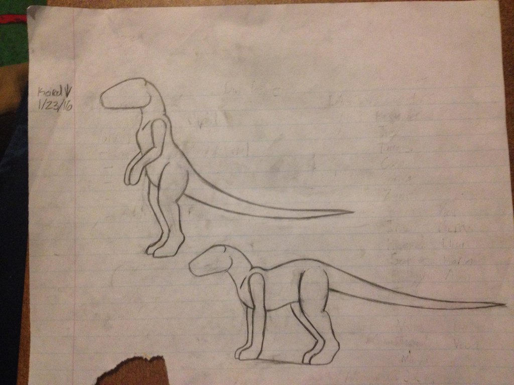 Dinosaur Project: Body posture 