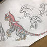 Unnamed Dino-Human hybrid design sheet
