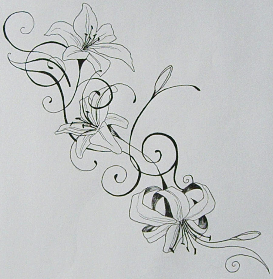 Lily Tattoo by AerisIgnis on DeviantArt