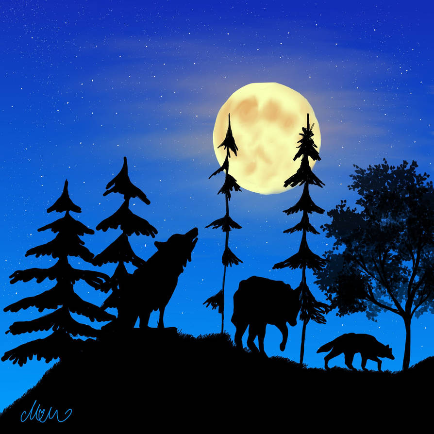 Wolf howl by Mythiana on DeviantArt