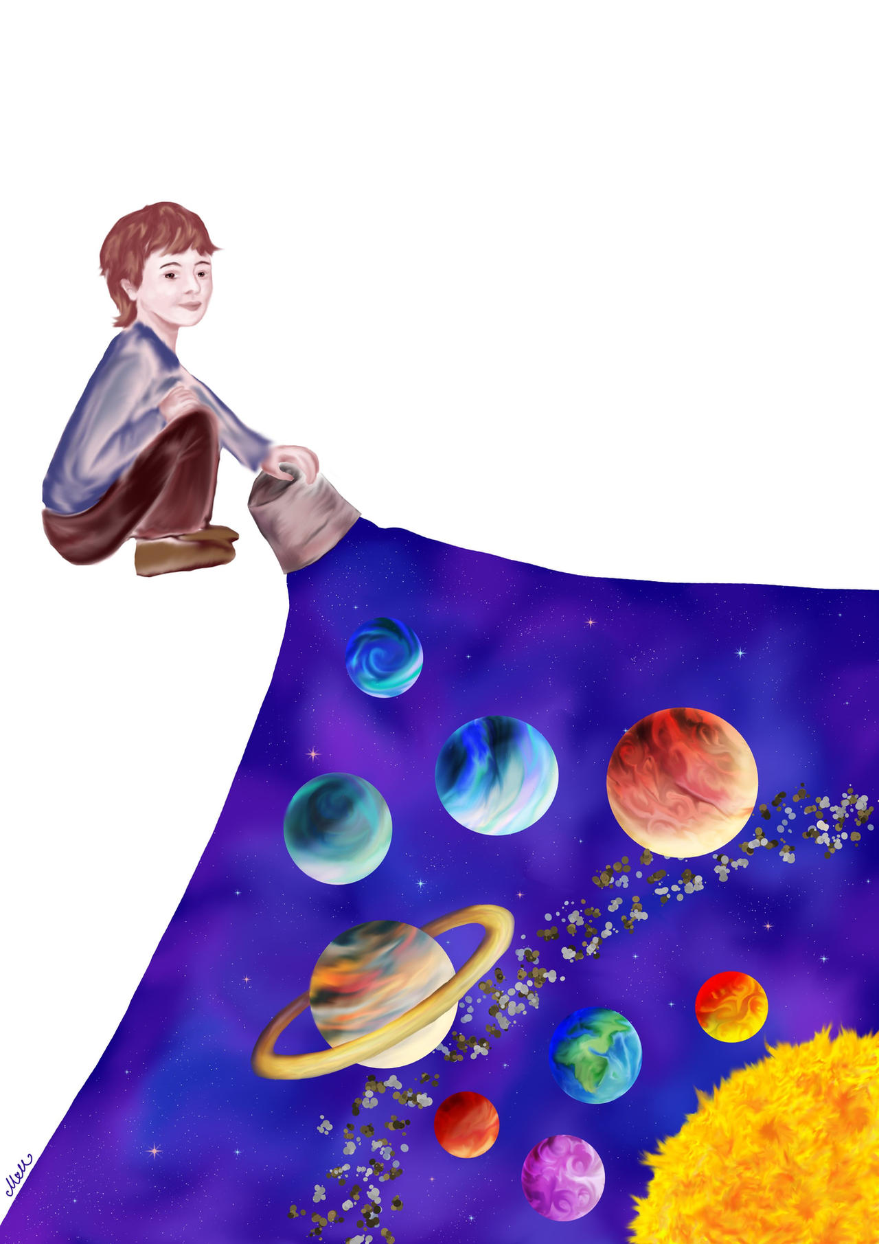 Custom Solar System Deviantart The Solar System by Mythiana on DeviantArt