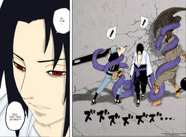 Sasuke controls the situation