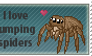 Jumping spider love stamp