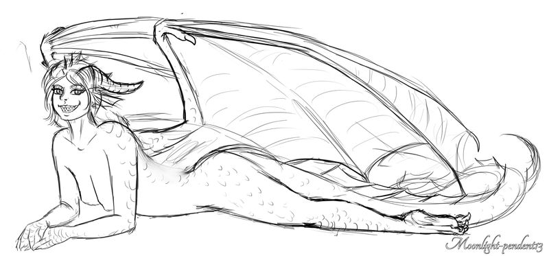 Day Fifteen: Dragon Girl by Moonlight-pendent13 Day Fifteen: Dragon Girl by Moonlight-pendent13