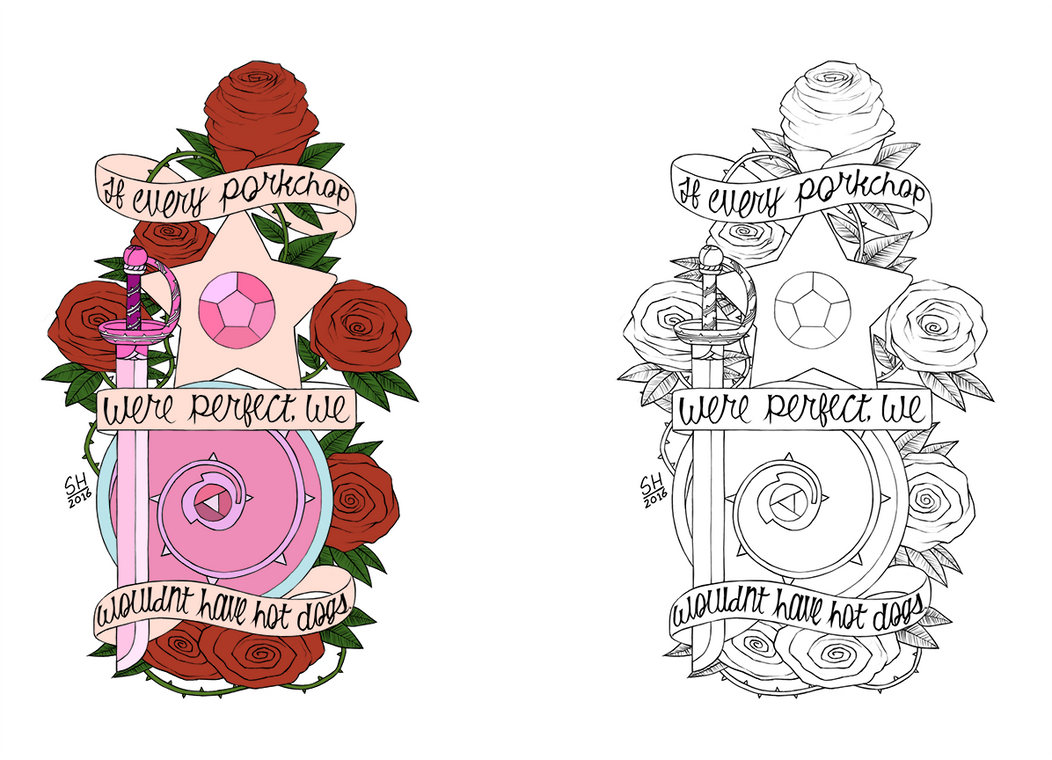 Steven Universe Tattoo Redesign by thumiza on DeviantArt