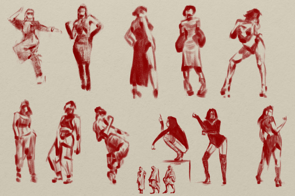 Very Fast Figure fast figure sketches by R-phier on DeviantArt