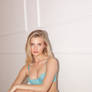 Ola Szkolda Blue sexy lingerie Victoria Secret Bra