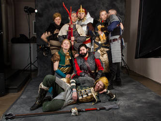 Dragon Age Group from Desucon Frostbite 2014