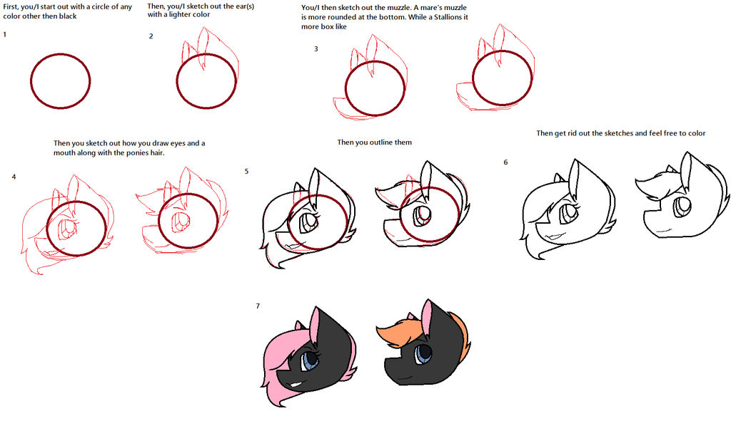 MLP Tutorial and how I draw by Firemistcelecord1 on DeviantArt