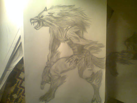 angry werewolf!