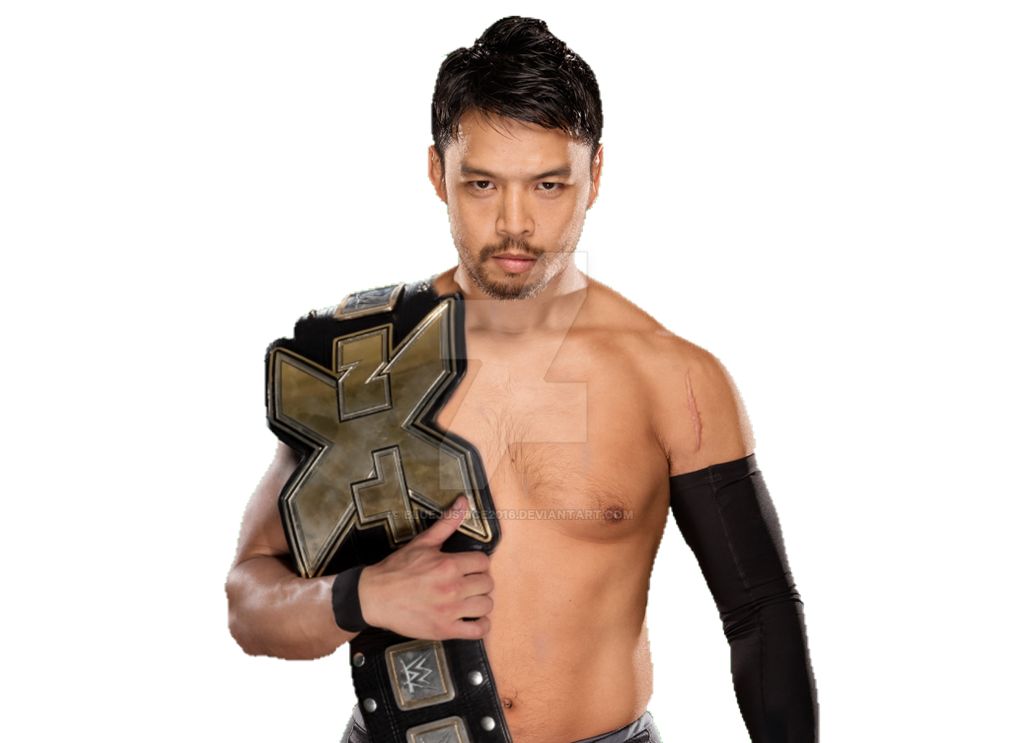Hideo Itami NXT Champion Render by BlueJustice2016 on DeviantArt