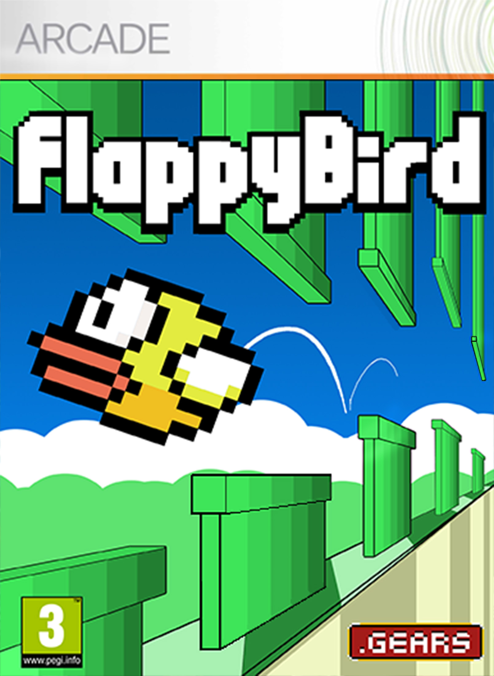 Flappy-Bird 3DS - (Arcade Games) - GameBrew