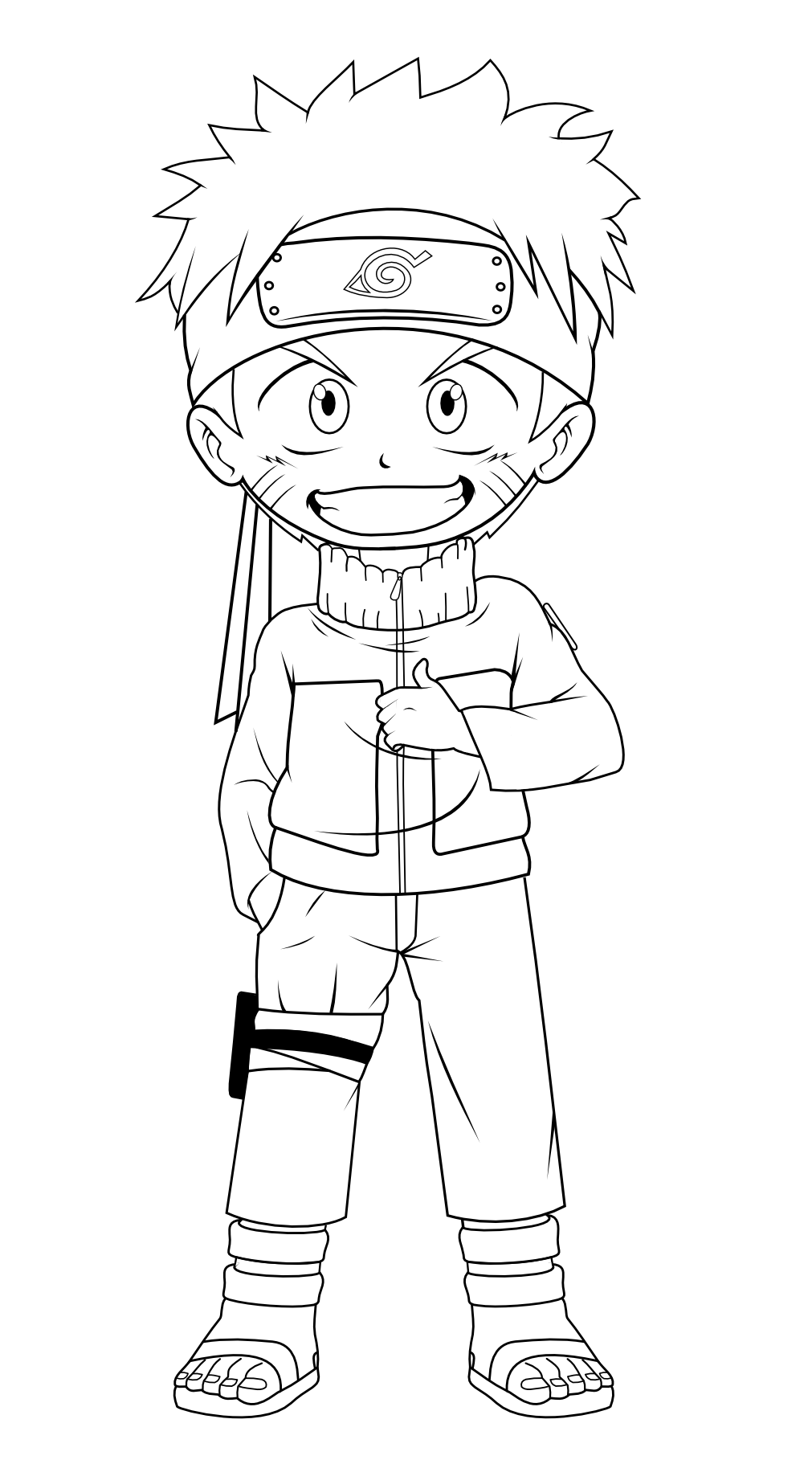 Uzumaki Naruto Chibi WIP