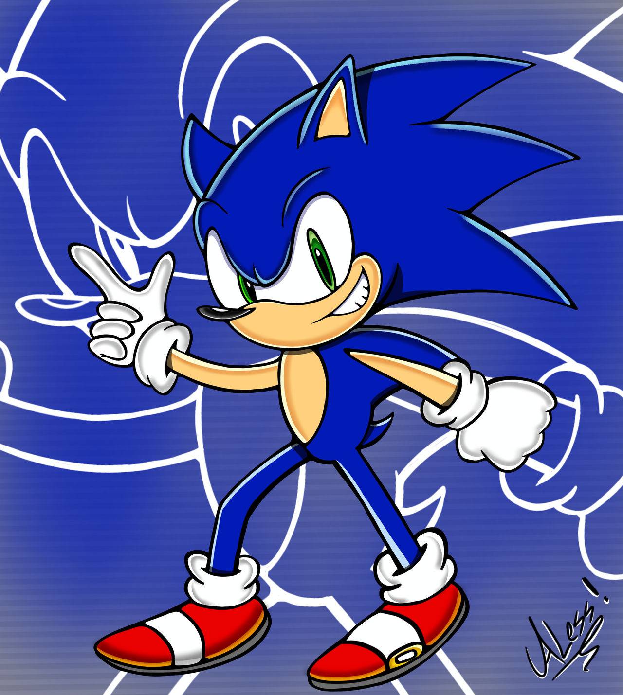 Deviantart Soni Sonic Adventure fan art by Alesulf on DeviantArt