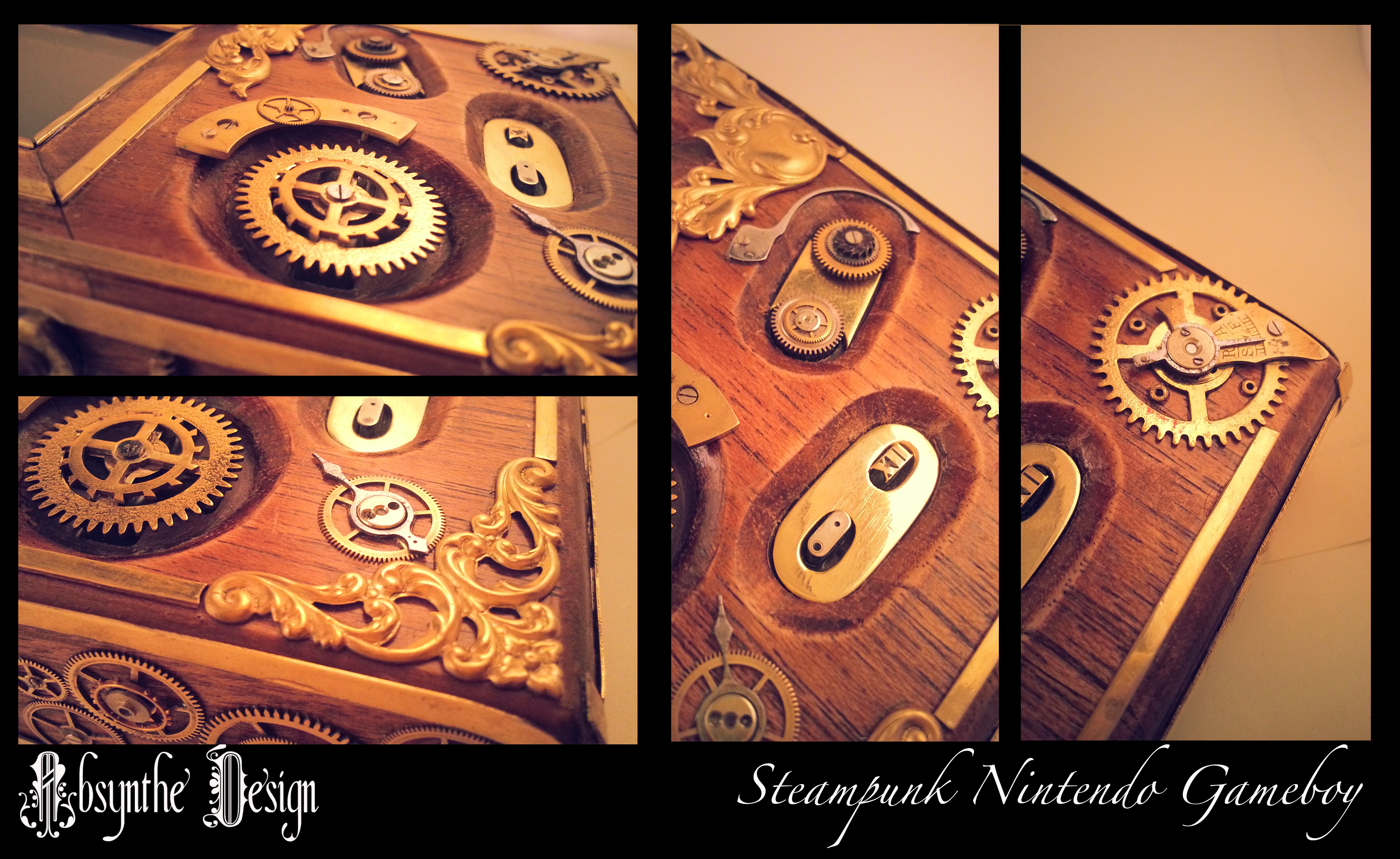 Steampunk Nintendo Gameboy by Absynthe Design