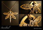 Steampunk pendant : Swordtail1 by azazel-is-burning