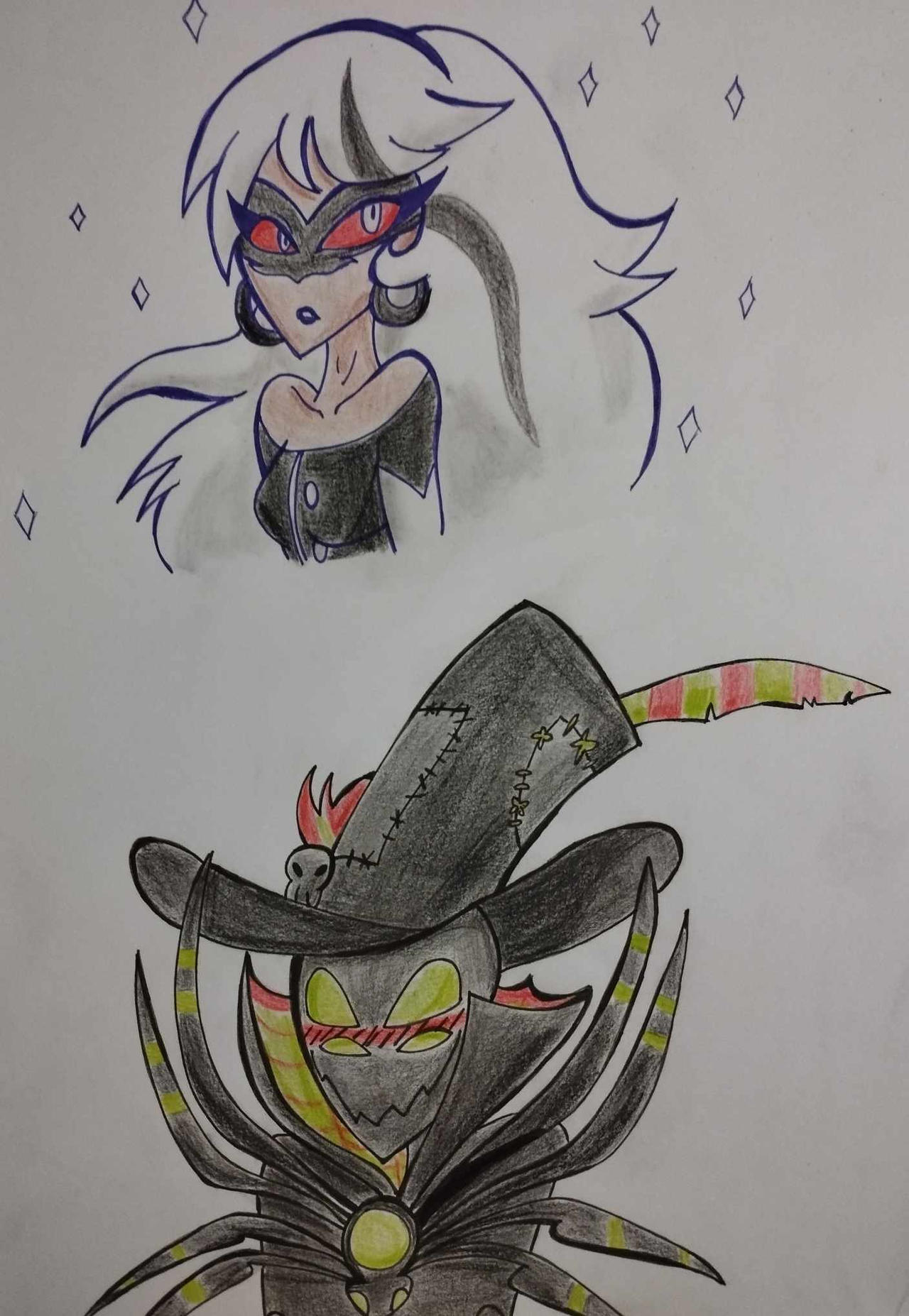 Hazbin Hotel: Carmilla and Zestial by BogiATunde on DeviantArt
