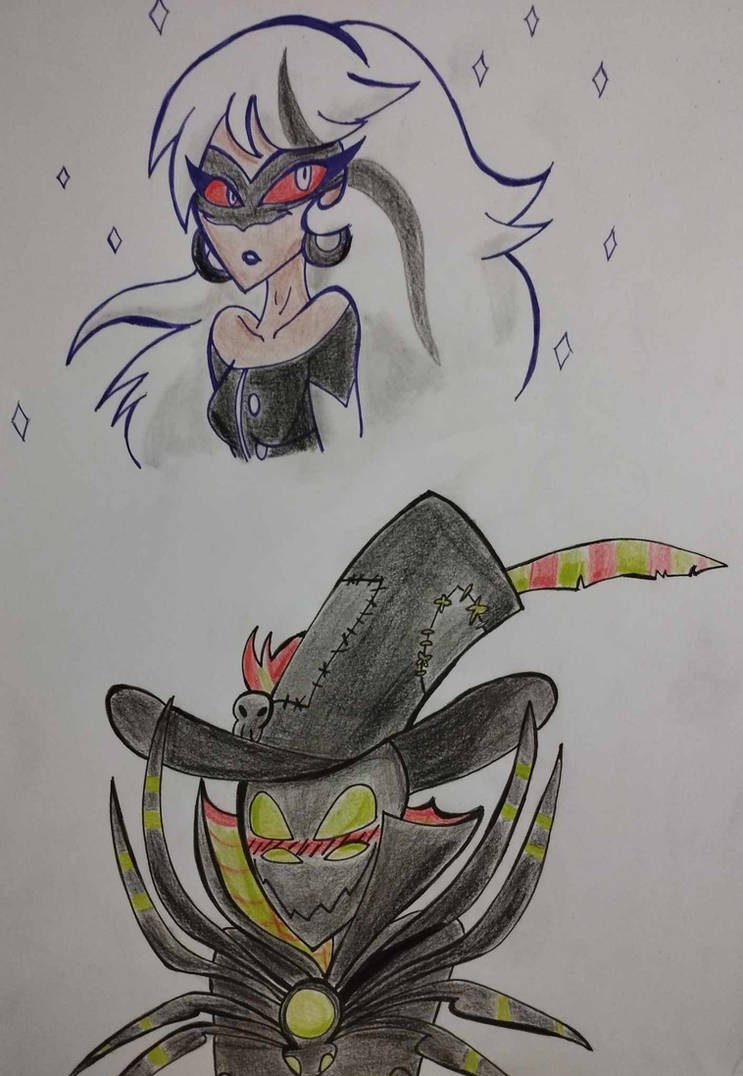 Hazbin Hotel: Carmilla and Zestial by BogiATunde on DeviantArt