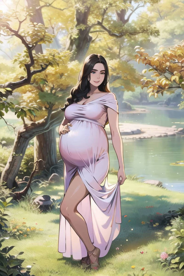 Anime Art Pregnant 1 by MapgoAnime on DeviantArt