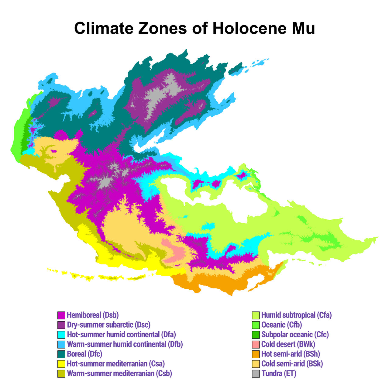 Climate Map Deviantart Populating Mu - The Holocene Koppen Climate Map by SailWorldbuilds on ...