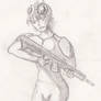 Armored Rifle Girl