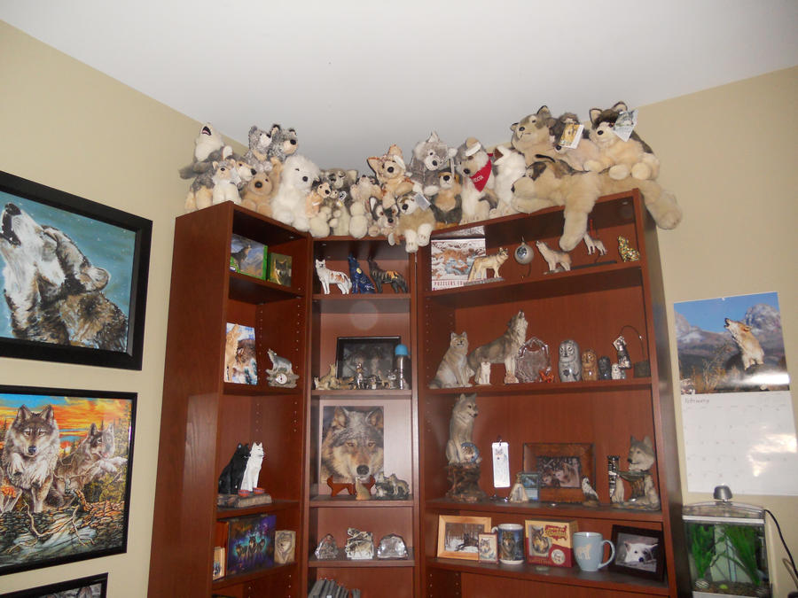 Library Display Wolves Wolf Shelf Update by HowlingWolf711 on DeviantArt